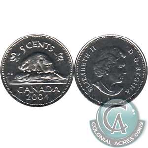 2004P Canada 5-cents Proof Like