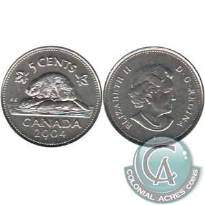 2004P Canada 5-cents Brilliant Uncirculated (MS-63)