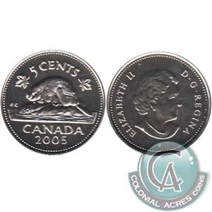 2005P Canada 5-cents Specimen