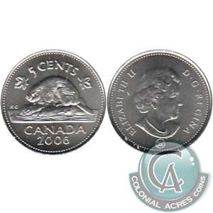 2006 Logo Canada 5-cents Brilliant Uncirculated (MS-63)