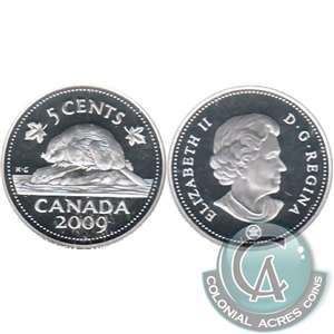 2009 Canada 5-cents Silver Proof