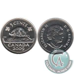 2009 Canada 5-cents Specimen