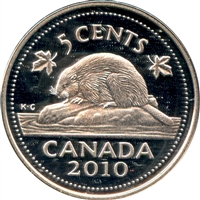 2010 Canada 5-cents Silver Proof