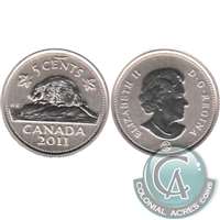 2011 Canada 5-cents Specimen