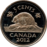 2012 Canada 5-cents Proof (non-silver)