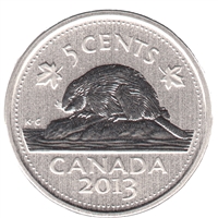 2013 Canada 5-cents Specimen