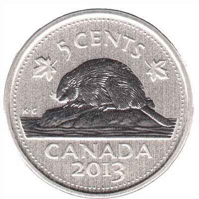 2013 Canada 5-cents Specimen