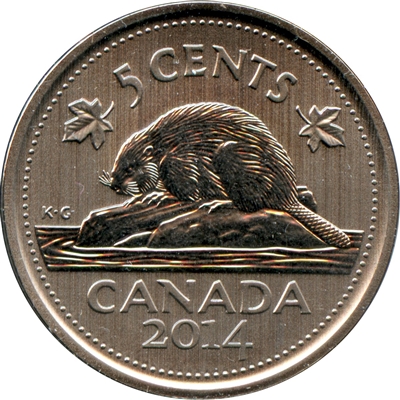 2014 Canada 5-cents Specimen