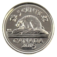 2015 Canada 5-cents Brilliant Uncirculated (MS-63)