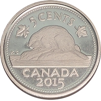 2015 Canada 5-cents Proof (non-silver)