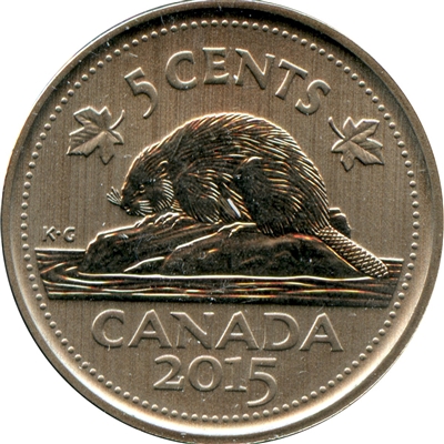 2015 Canada 5-cents Specimen