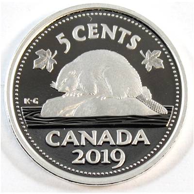 2019 Canada 5-cents Silver Proof (No Tax)