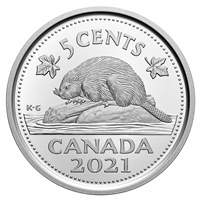 2021 Canada 5-cents Silver Proof (No Tax)