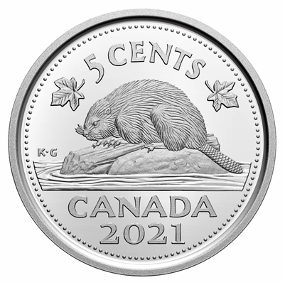 2021 Canada 5-cents Silver Proof (No Tax)
