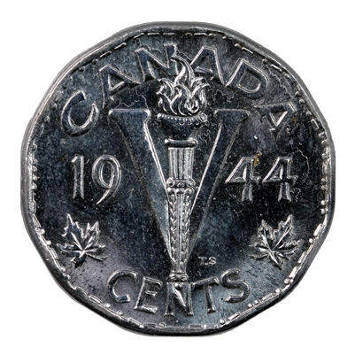 1944 Canada 5-cents Brilliant Uncirculated Cameo (MS-63)