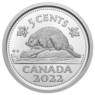 2022 Canada 5-cents Silver Proof (No Tax)