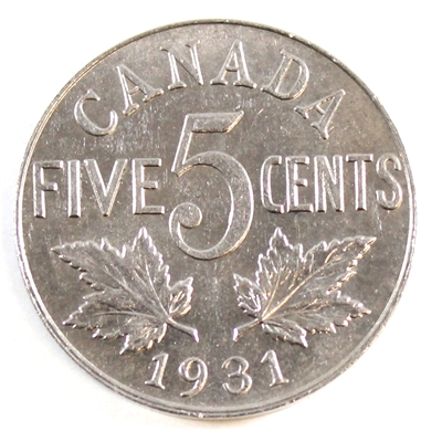 1931 Canada 5-cents Uncirculated (MS-60) $