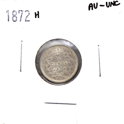 1872H Canada 5-cents AU-UNC (AU-55) $