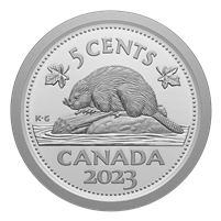 2023 Canada 5-cents Silver Proof (No Tax)