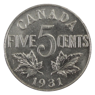 1931 Canada 5-cents UNC+ (MS-62) $
