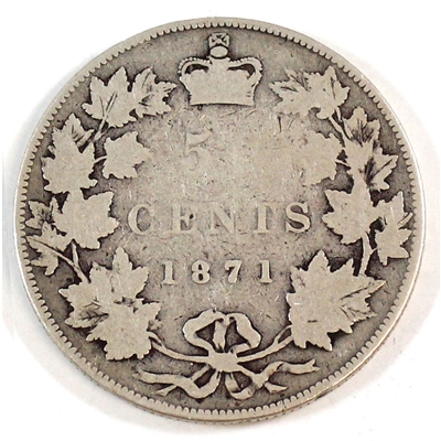 1871 Canada 50-cents Good (G-4) $