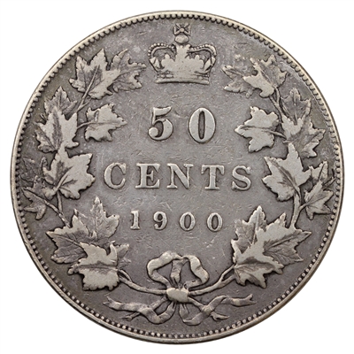 1900 Canada 50-cents F-VF (F-15) $