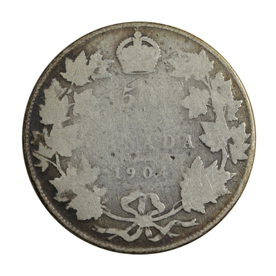 1904 Canada 50-cents G-VG (G-6) $