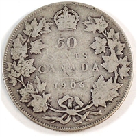 1906 Canada 50-cents G-VG (G-6)