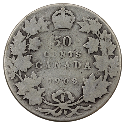 1908 Canada 50-cents Good (G-4)