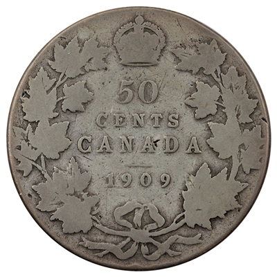 1909 Canada 50-cents Good (G-4)