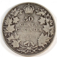 1911 Canada 50-cents Good (G-4)