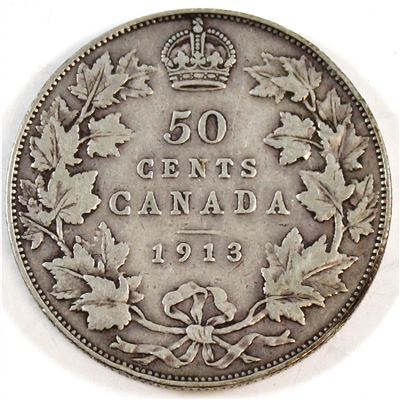 1913 Canada 50-cents G-VG (G-6)