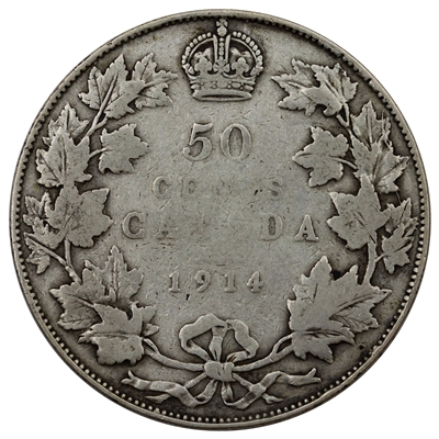 1914 Canada 50-cents G-VG (G-6)
