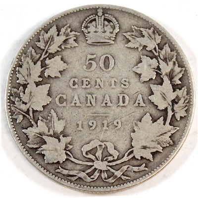 1919 Canada 50-cents G-VG (G-6)
