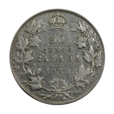 1932 Canada 50-cents F-VF (F-15) $