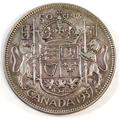 1937 Canada 50-cents VF-EF (VF-30)