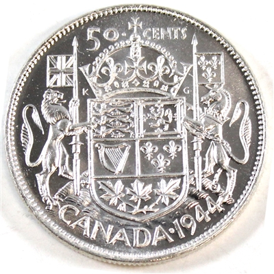 1944 Canada 50-cents Brilliant Uncirculated (MS-63) $