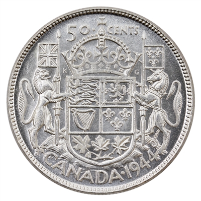 1944 Canada 50-cents UNC+ (MS-62) $