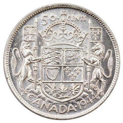 1944 Canada 50-cents Uncirculated (MS-60)