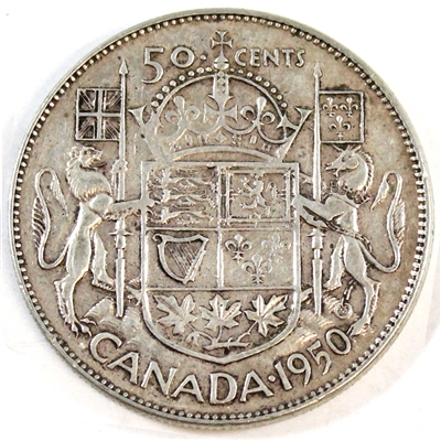 1950 Canada 50-cents Very Fine (VF-20)