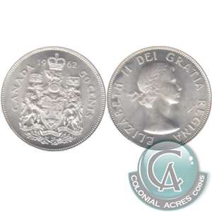 1962 Canada 50-cents Brilliant Uncirculated (MS-63)