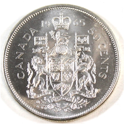 1965 Canada 50-cents Choice Brilliant Uncirculated (MS-64)