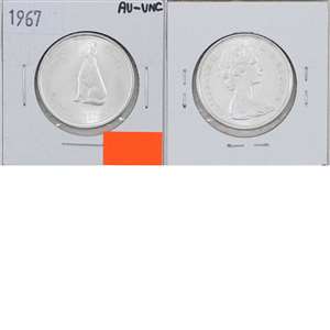 1967 Canada 50-cents AU-UNC (AU-55)