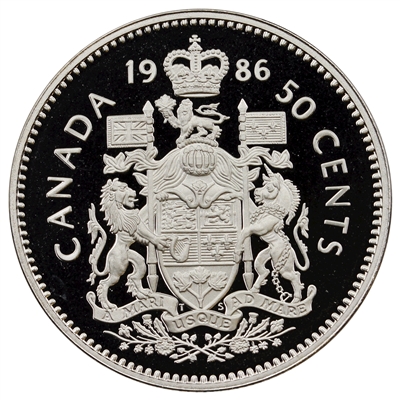1986 Canada 50-cents Proof