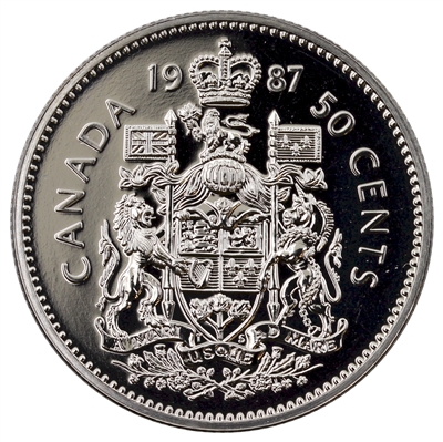 1987 Canada 50-cents Proof Like