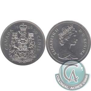 1989 Canada 50-cents Brilliant Uncirculated (MS-63)