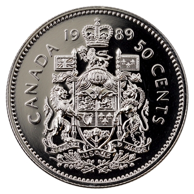 1989 Canada 50-cents Proof Like