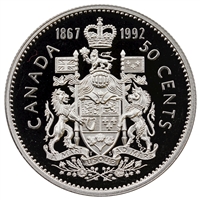 1992 Canada 50-cents Proof