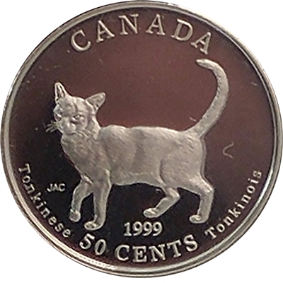 1999 Canada Tonkinese 50-cents Silver Proof_