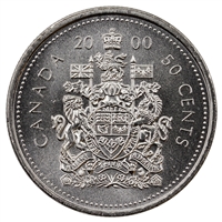 2000 Canada 50-cents Brilliant Uncirculated (MS-63)